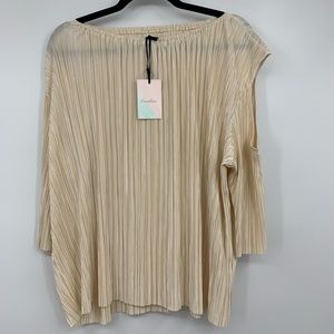 Escalier womens 10 blouse boxy off shoulder‎ satin